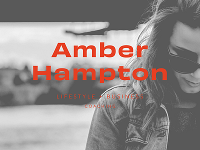 Semi-Custom Brand - Amber Hampton branding design graphic design logo logo design semi custom brand
