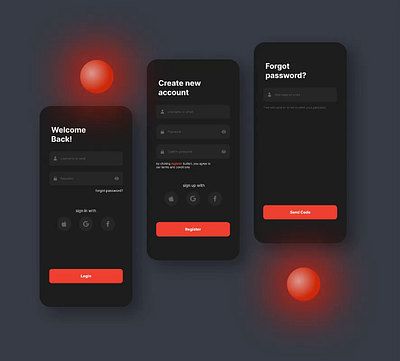 Register Page animation design illustration ui ux