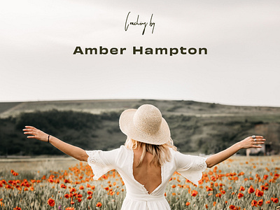 Semi-Custom Brand - Amber Hampton branding design graphic design logo logo design semi custom brand