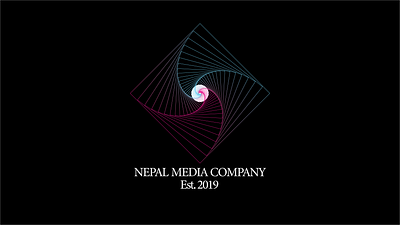 Gradient logo for a local company. circle gradient logo nepal transform unique