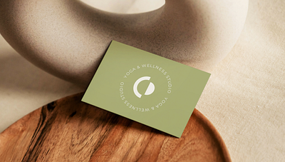Business card design for Reme yoga & wellness studio branding graphic design logo