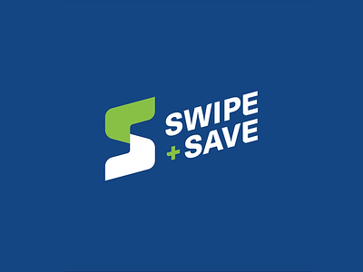 Swipe & Save Banking Logo banking design finance financial graphic design icon identity logo mark money saving vector