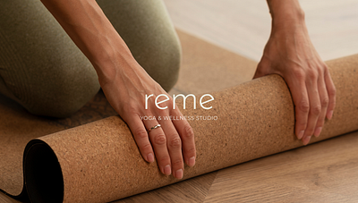 Design for Reme yoga & wellness studio branding