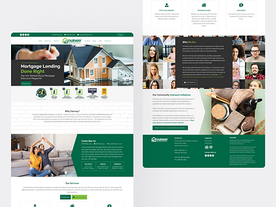 Mortgage Lender Website Design figma interface mockup ui ui design ui interface web design website design