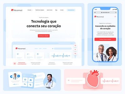 Micromed brasil brazil health landing page medicine ui uidesign uxui webdesign website
