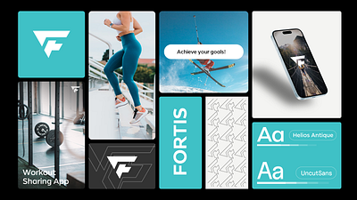 Fortis - Workout Social App - Branding branding graphic design logo