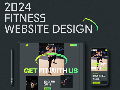 KOPP - Fitness and Gym website 3d agency animation best design branding clean design fitness landing page fitness website graphic design gym home page interface landing page minimal design trendy design ui ui design uiux website design workout website