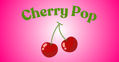 Cherry Pop branding cherry pop graphic design illustration soda ad