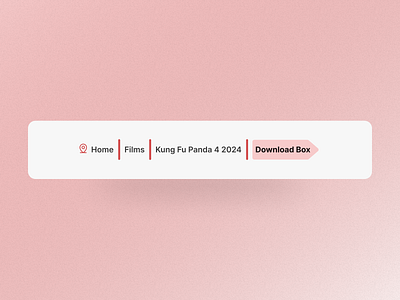Breadcrumbs - Web breadcrumbs dailyui design interface movie ui web