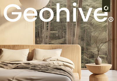 Geohive Furniture and Real Estate app branding graphic design logo ui