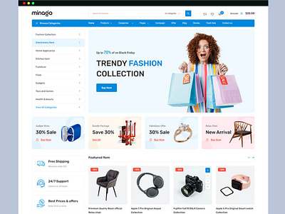 Multivendor E-commerce Website branding graphic design logo ui