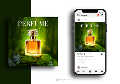 Perfume Poster Design branding graphic design perfume poster poster design