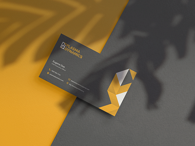 Business card branding logo