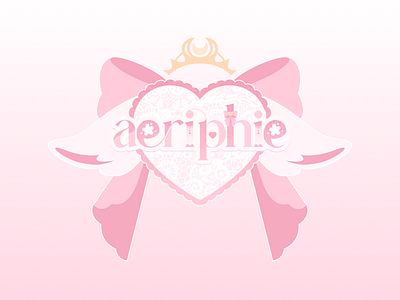 Pink VTuber Logo branding isotype logo logotype pink vtuber
