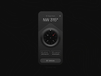 90-Day UI Design Challenge: Day 69 app design compass compass ui design design challenge neumorphism skeumorphism ui ui compass ui design ui designer ui element ui inspiration uiux user interface design uxui