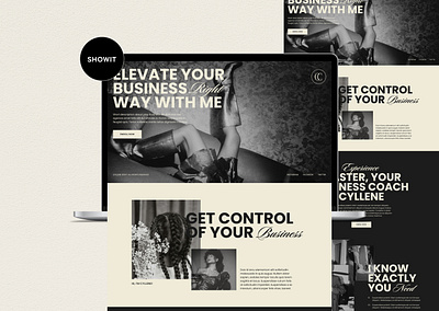 Cyllene | Showit Website Template aesthetic aestheticdesign design etsy etsyseller etsyshop graphic design salespage showit showitdesign showittemplate template ui ux web webdesign webtemplate