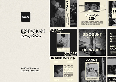 Cyllene | Canva Social Media Template aesthetic aestheticdesign canva canvatempalte design email etsy etsyseller etsyshop graphic design instagram marketing socialmedia template