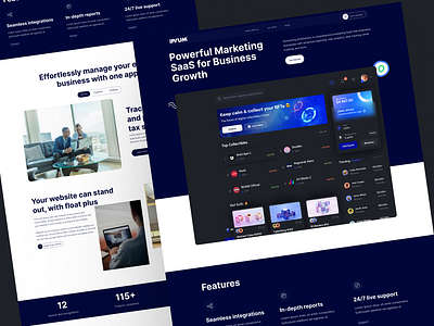 Marketing Tools Dashboard -SAAS Website Design business corporate digital marketing marketing tools saas startup uiux web design website