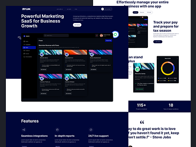 Marketing Tools Dashboard -SAAS Website Design business growth marketing marketing design marketing digital saas saas design software uiux web design website