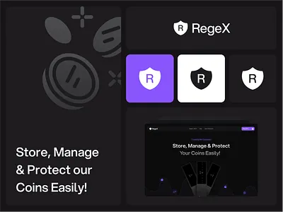 RegeX - Crypto Wallet Branding UI UX Design blockchain brand blockchain branding blockchain visual identity brand branding crpyto brand guidelines crypto brand crypto branding crypto exchange crypto exchange branding crypto visual identity crypto wallet branding crypto website finance brand finance branding visual identity