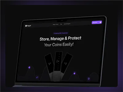 Hero Section - UI UX Design binance coin branding cold storage crypto crypto exchange crypto trading crypto wallet crypto wallet storage data storage digital banking digital wallet ecommerce app ecommerce mobile app fintech mobile investment app landing page online banking online store stock trading ux design
