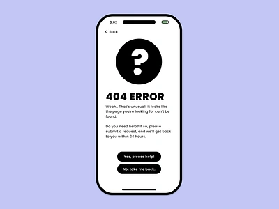 Error 404 404page blackandwhite blackandwhitedesign bwdesign contrast contrastdesign dailyui errorpage helppage highcontrastdesign uidesigner uxdesign uxdesigner