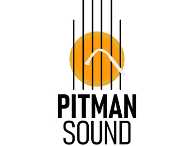 Pit man sound branding logo