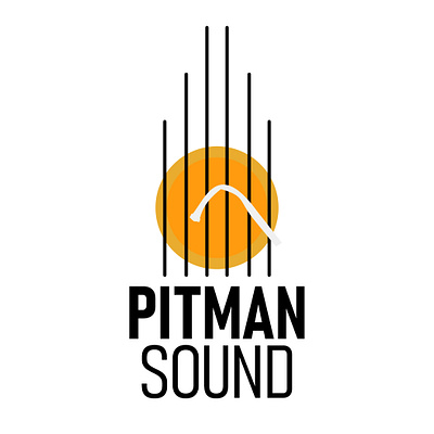 Pit man sound branding logo