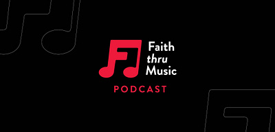 Faith thru Music Podcast Branding branding canva content template faith graphic design instagram template logo music podcast podcast content social media post spotify template design