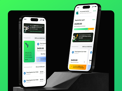 Paydown Plan Redesign - From Confusion to Clarity 💚 OttoPay app dashboard debt finance fintech mobile ui ux