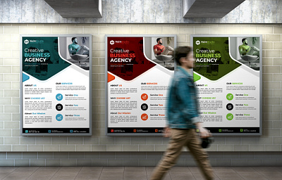 Creative-Marketing-Agency-Station-Poster-Design graphic design motion graphics