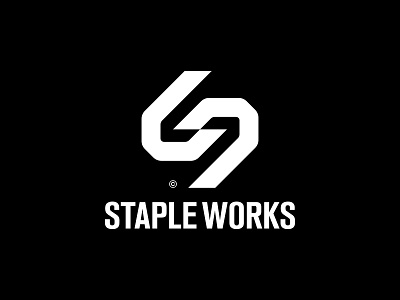 Staple Works branding design graphic design graphicdesign logo logodesign logotype vector