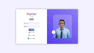 Login Screen-Shukhee design ui website