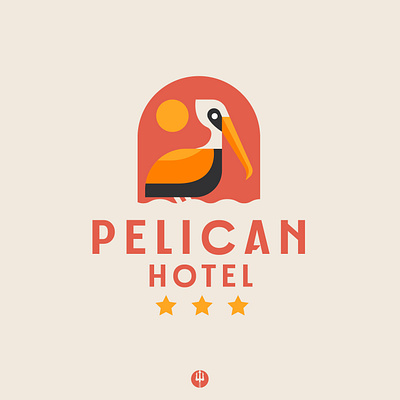 Pelican design diseño de logo diseño plano illustration logo logo logodesign design logodesign design brand marca tipografía
