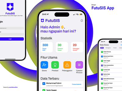 FutuSIS Mobile App UI Design branding dashboard design graphic design mobile ui portfolio ui ui design ui mobile uiux