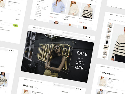 E-commerce Clothing Website clothing ecommerce ui ux web design