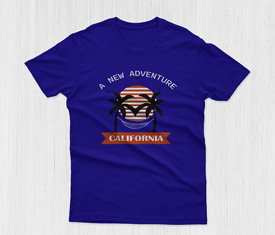 Adventure tshirt adventure branding california custom design facebook graphic design illustration marketing motivationalquotes seasonalfashion tshirt typography