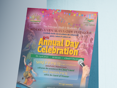 Annual Day Invitation canva graphic design invitation poster