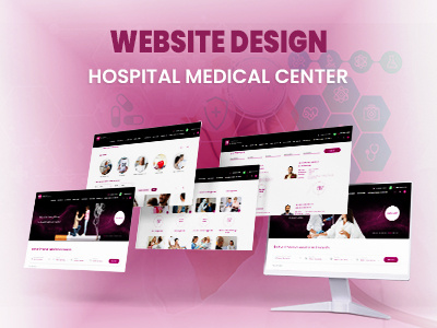 Web Design For Hospital Medical Center figma ui ui design uiux user experience user interface ux design wordpress