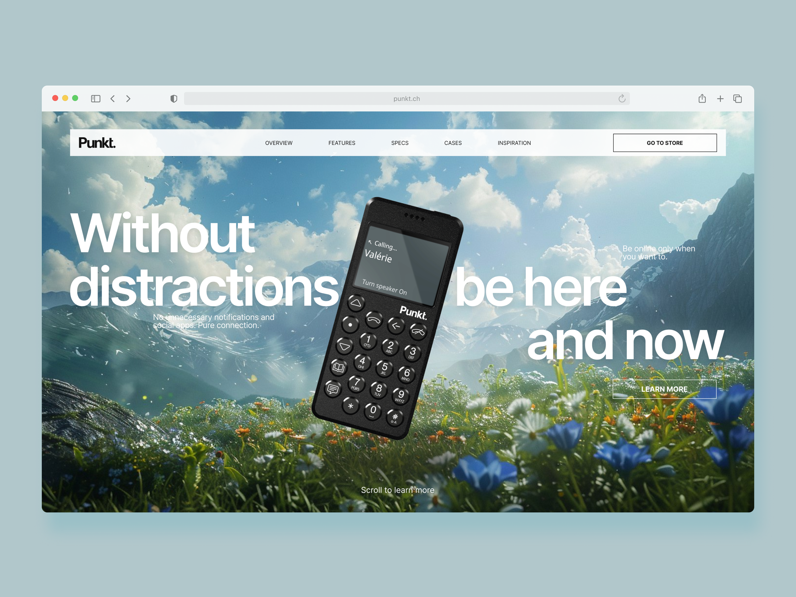 Example of Landing Page Design