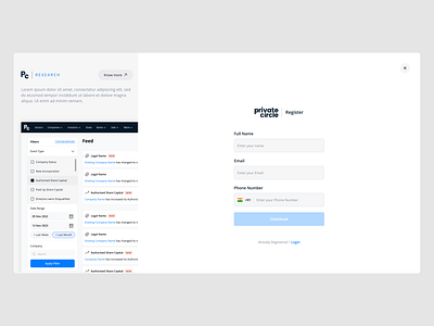 Register / Sign up / Login flow login register sign up ui ux