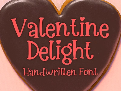 Valentine Delight Font cartoon comic design display font font font design graphic graphic design hand drawn font hand drawn type hand lettering handwritten headline lettering logotype text type design typeface typeface design typography