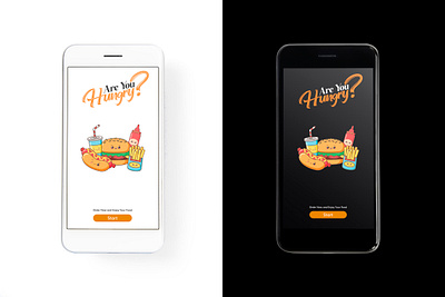 Splash Design for Food Application app design application design design food app food application splash splash design ui