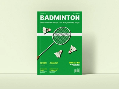 Badminton Book badminton book cover design book covers book design branding design designerachit digital art editorial graphic design illustration print book print design sports sports book sports book design vector vector illustration