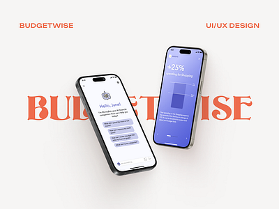 Budgetwise - Integrating AI into Budgeting design ui ux ux design