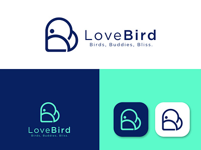 Minimal Logo branding for loveBird shop bird logo bl letter brand brand identity branding business logo design graphic design graphic designer icon lb letter logo logo design logo maker logos logotype lovebird logo minimal minimalist logo pixiloz