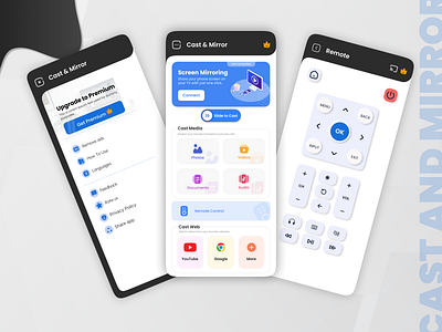 Cast to TV: Screen Share 3d animation app design branding casting screen discover graphic design illustration logo mirroring app mobile motion graphics product design screen mirroring app screen share ui user interface ux web design