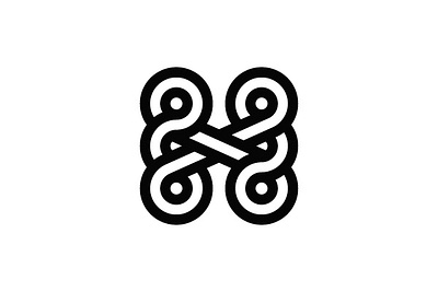 Xh Hx Monogram Logo alphabet graphic design logo