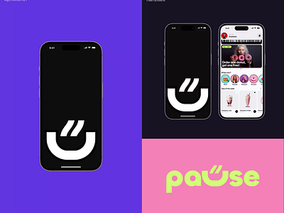 PAUSE | Mobile App animation design ui ux web