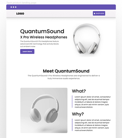 Tech product launching page information architecture ui user flow ux visualdesign